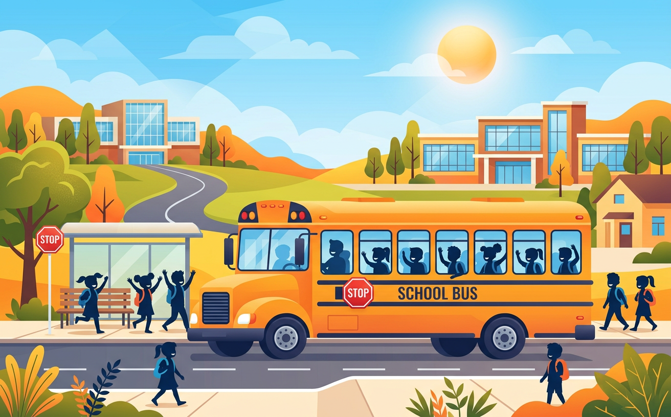 School Trips illustration